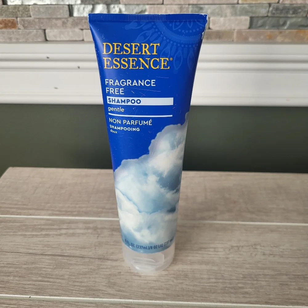 Desert Essence Fragrance Free Shampoo 8 Fl. Oz 237 Ml Gluten Free‎ Hair Care